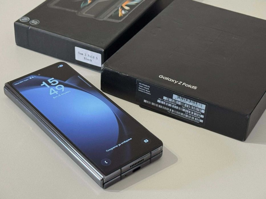 Бартер! Samsung Galaxy Z Fold 5 Phantom Black (Черен)