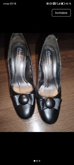 Pantofi Marelbo 38 negri