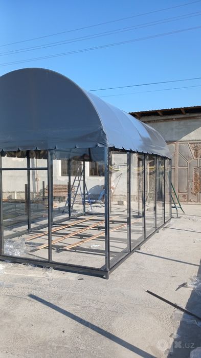 Baner tent prazirashni klyonka kapsula ustanovka qilamiz