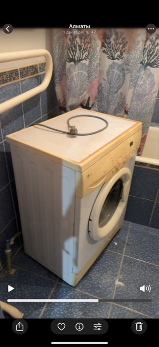 Стиральная машина рабочая LG