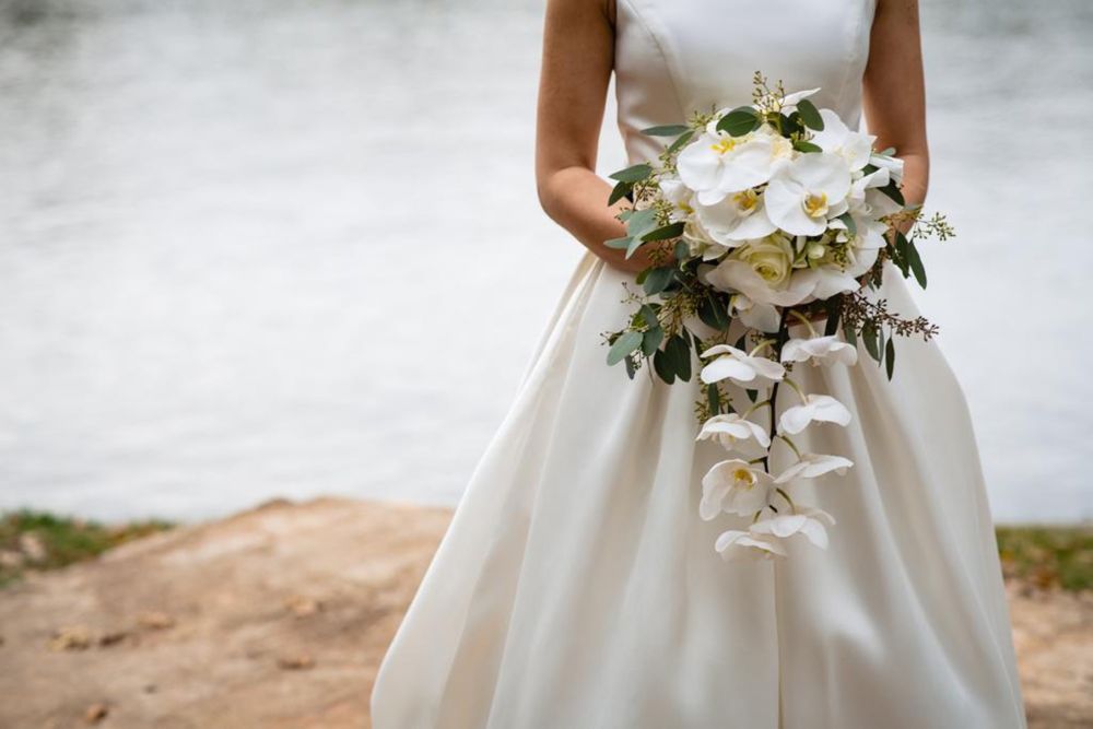 Vand rochie de mireasa Bliss Mikado Aire Barcelona