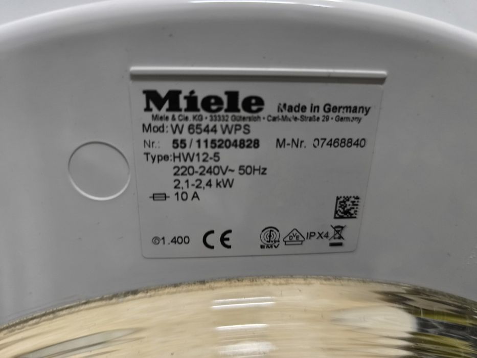 Пералня Miele W6544WPS - 8кг. 1400об. инверторна.