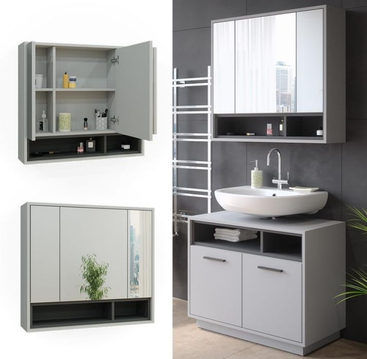 Шкаф за надмивка с огледало Vicco 5594