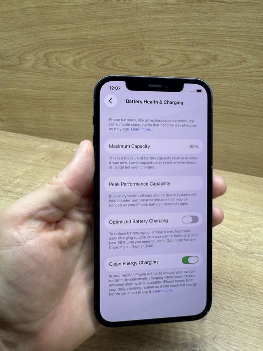 iPhone 12 128Gb Black 90% battery life