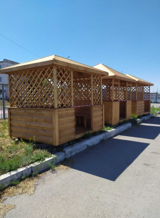 Песочница. Детский домик. Беседка