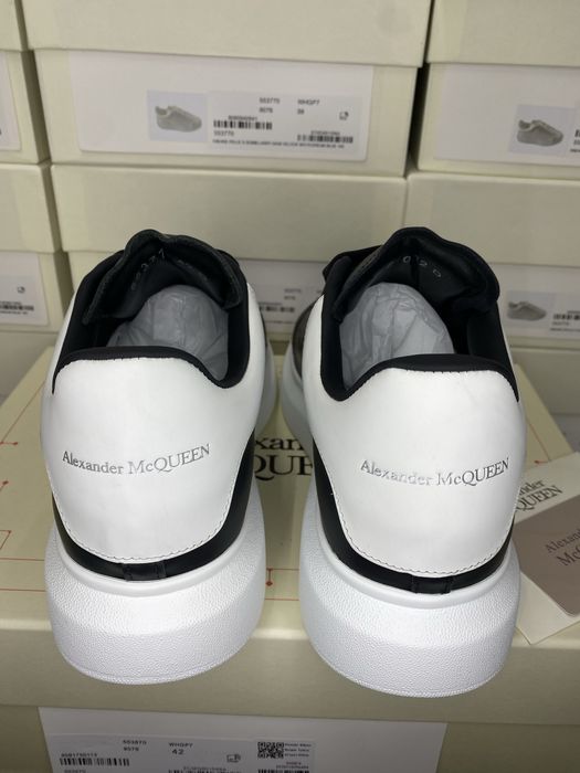 Alexander McQueen Negru Piele Full Box Marimi 41 42 43 44 45 46 Made Italy