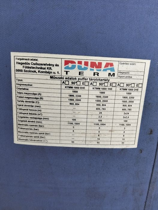 Pufar duna de 1000 Litri