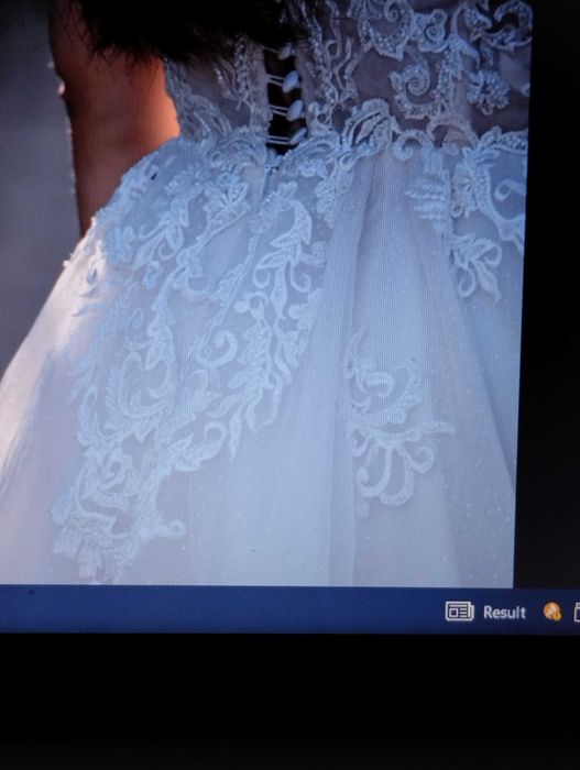 Уникална Булчинска рокля с дантели