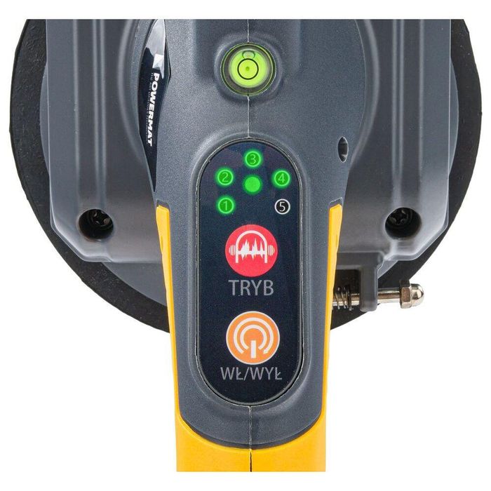 Ventuză vibratoare pentru plăci, 130mm, baterie 2x 2Ah, Powermat