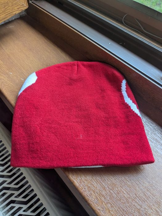 Red and White Beanie