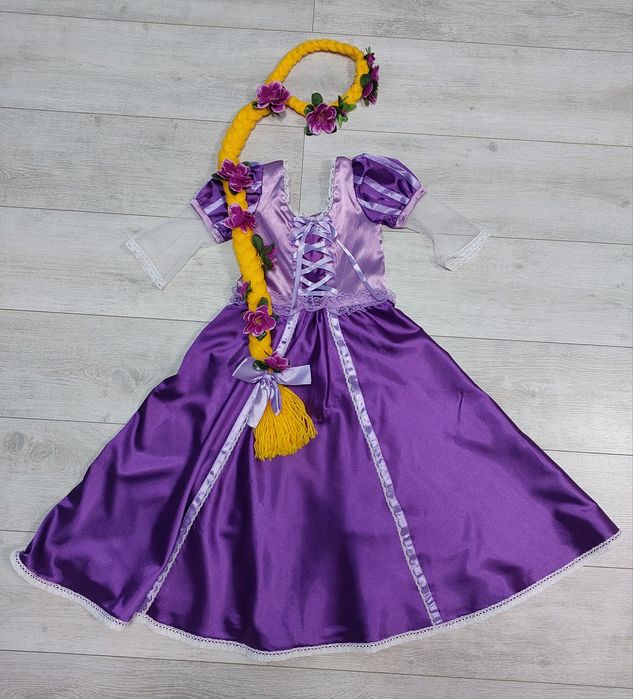 Платье Рапунцель, костюм Рапунцель
