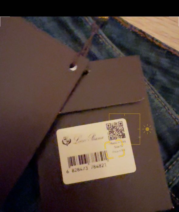 Loro Piana-Чисто нови оригинални мъжки дънки  Л номер