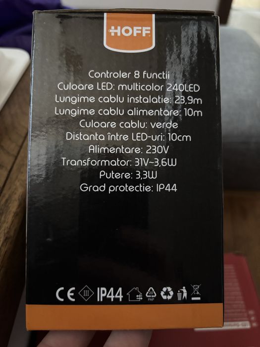 Instalatie led multicolora