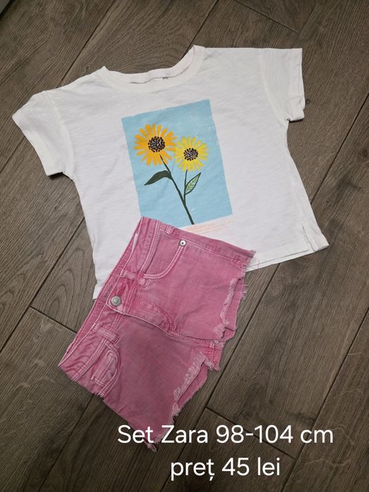 Set Zara mărimea 98-104 cm stare foarte bună