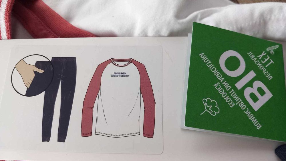 Pijama Tex, bio pentru barbati - M XXL -  nou cu etichetă!