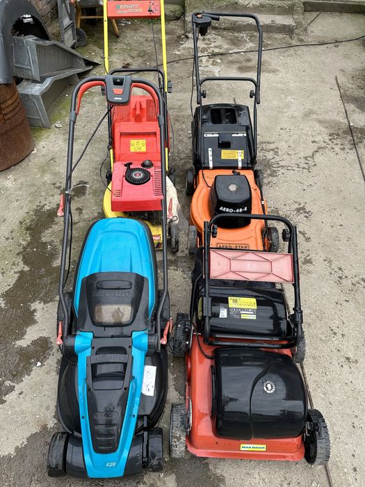 Masina de tuns iarba benzina si electrica