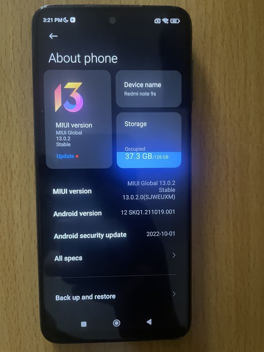 Redmi Note 9S 6gb + 128gb Stare bună
