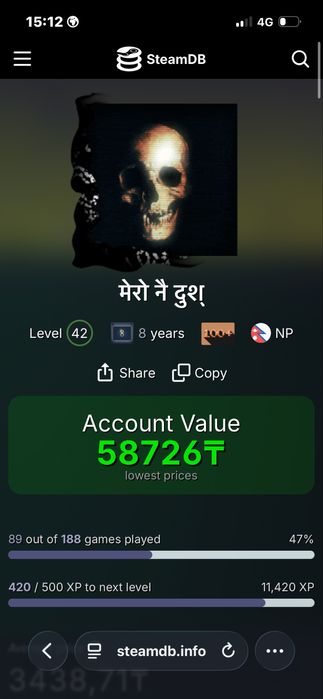 Продаю аккаунт Steam