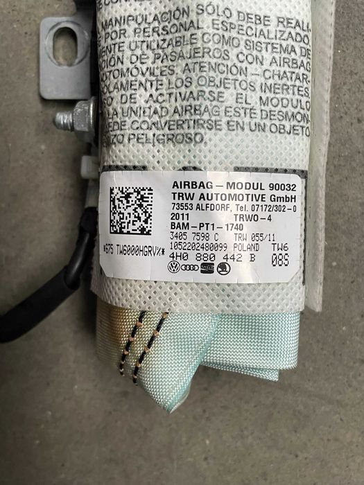 Airbag bancheta Audi A8 4H cod 4H0880442B