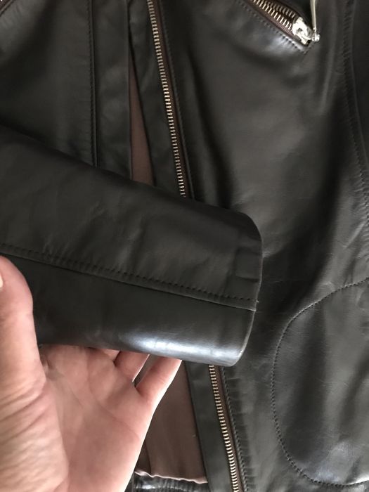 Кожено яке кафяво