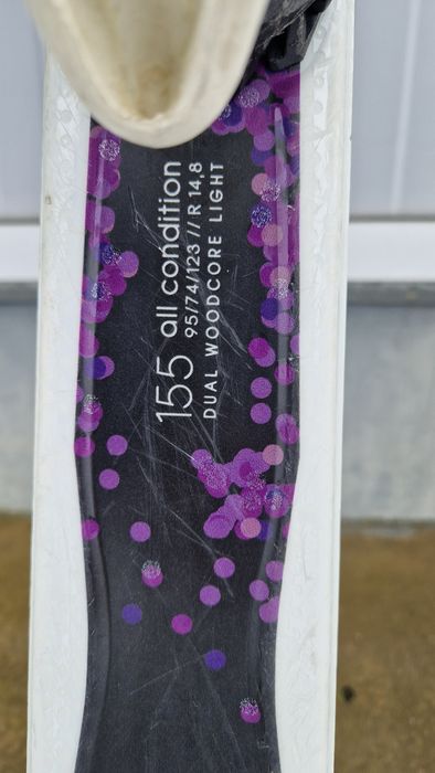 Schiuri Volkl 155 cm dama set complet