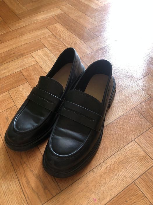 лоферы черный школьный