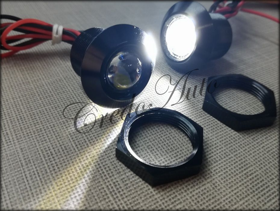 НОВО!Мощни Диодни дневни светлини 5,000к - 20w 12V 2бр