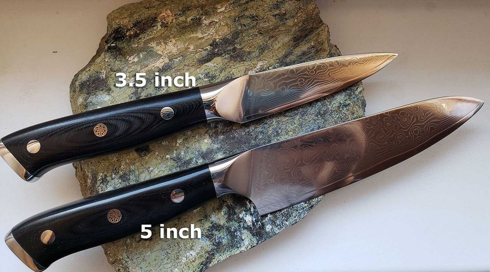 Cutit bucatarie otel japonez damasc VG10 - vanatoare, pescuit, camping