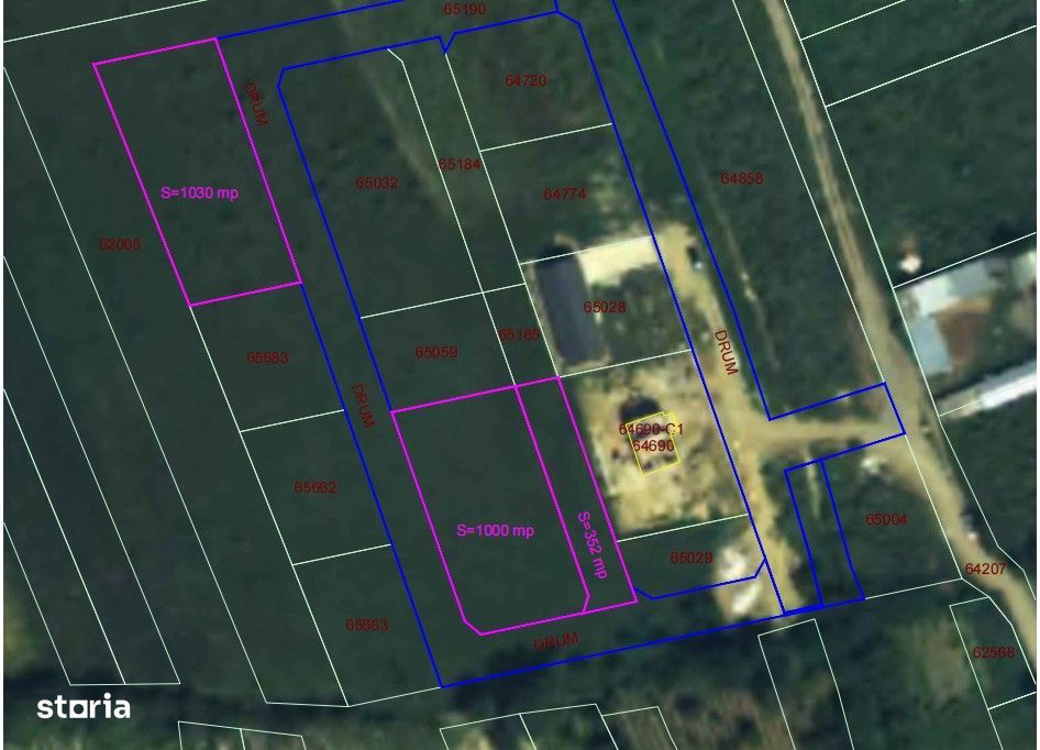 Vand/Schimb cu apartament - Magura, 2 loturi, intravilan, utilitati