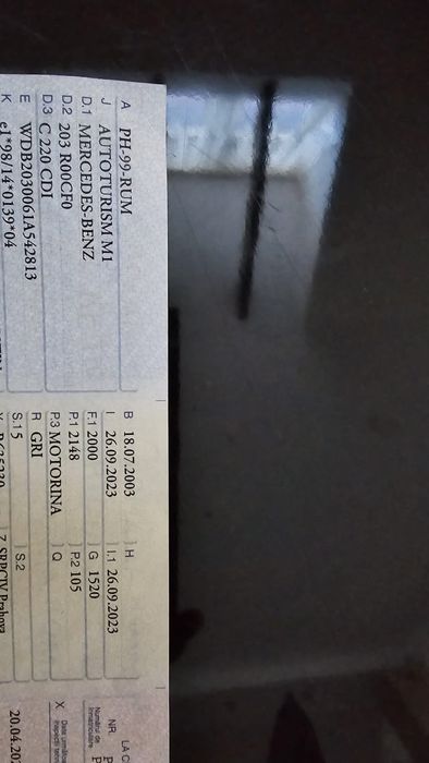 Mercedes C220 CDI Dublu Climatronic Fara Rugina Piele 158.000Km