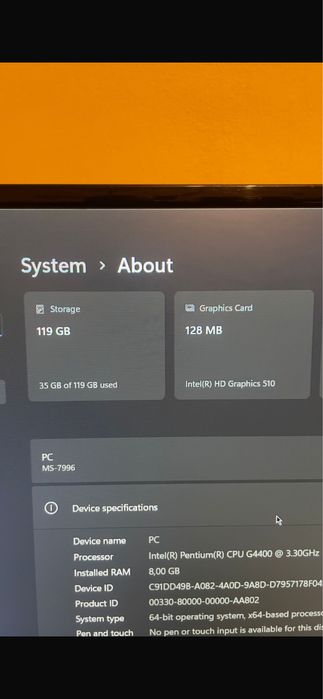 Unitate pc intel pentium g4400-3,3GHz