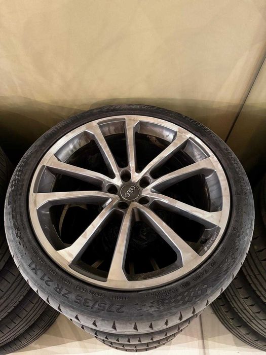 Roti complete 21 Audi Sport Originale:275/35 R21 Jante+Anvelope Conti