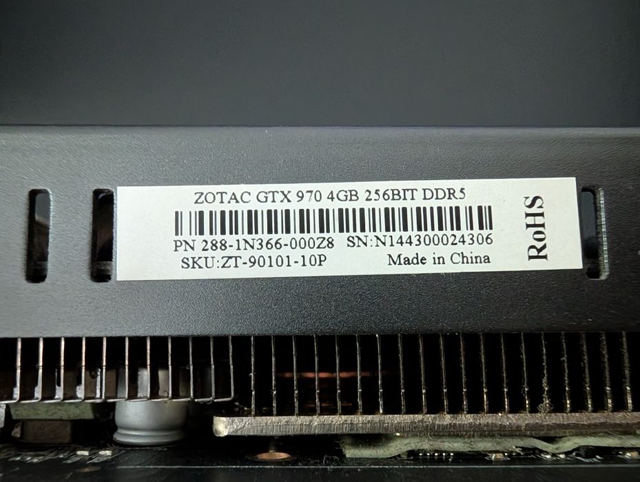 Nvidia GTX 970 4Gb Vram