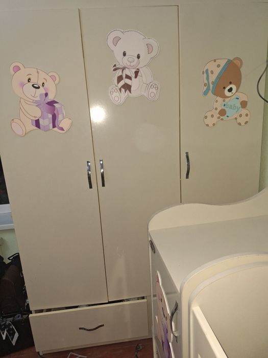 Детская кровать с шкафом