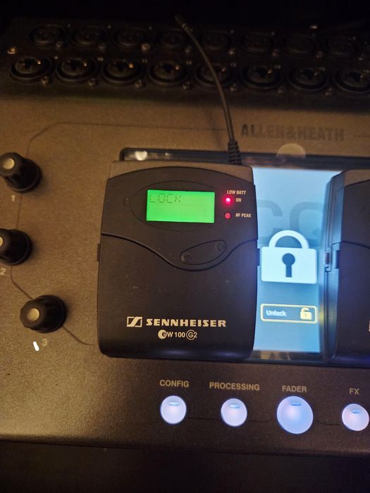 Lavaliere Sennheiser EW 100 G2 + EW 500 G2 – 2 sisteme wireless complete