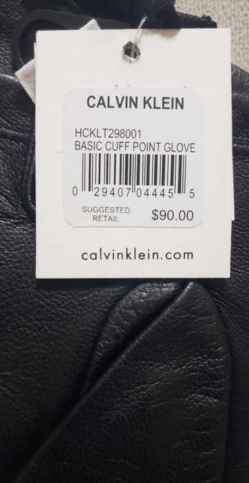 Нови кожени ръкавици  Calvin Klein
