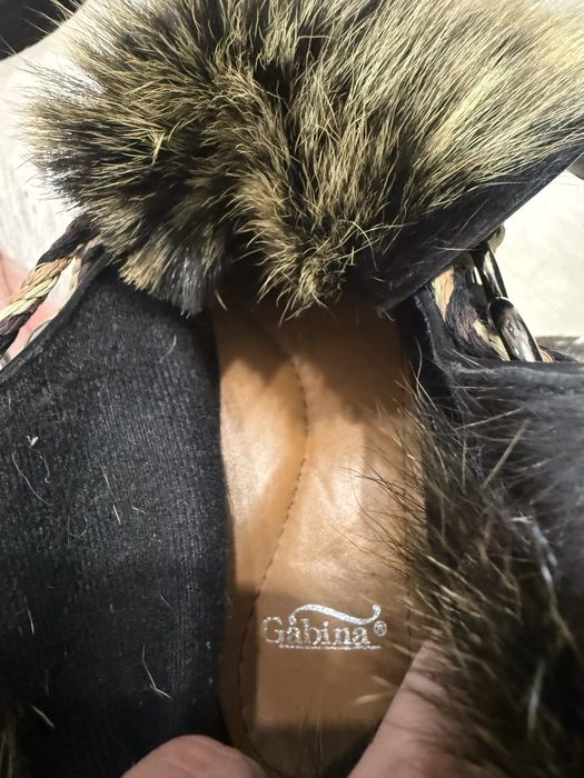 Gabina боти от естествена кожа и естествен косъм