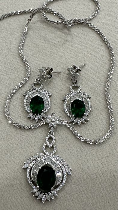 Серебряный комплект ( Италия )