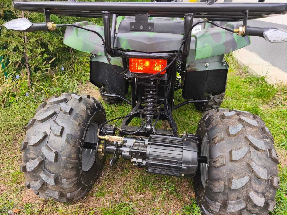 ATV electric HECHT 56150 Army aproape nou, garanție 2 ani + husă cadou