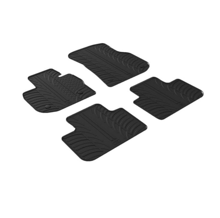 Set covorase auto din cauciuc pentru Bmw X4 G02 SUV 07.2018->, Gledring, 4 buc.