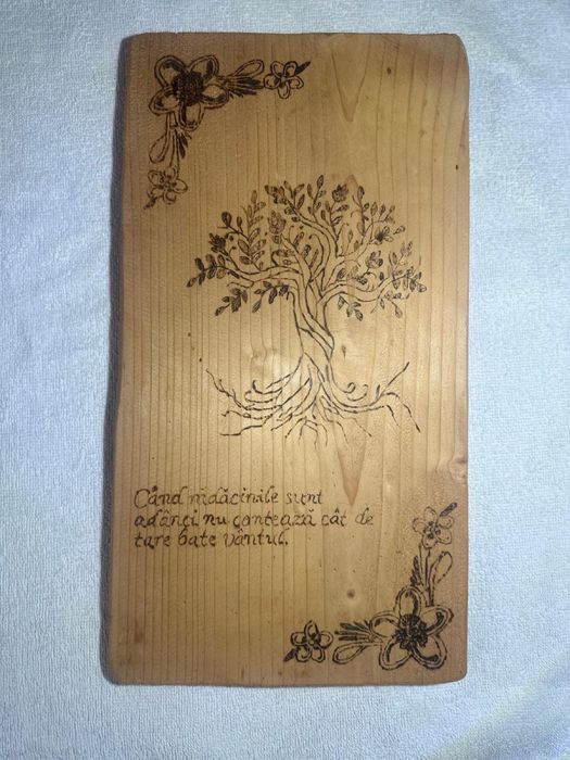 Tablouri pirogravate manual-lucrari unicat din lemn