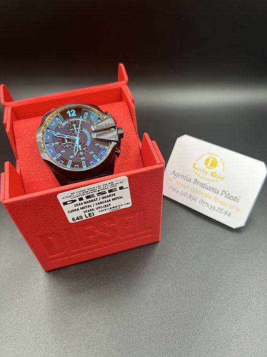 Ceas Diesel quartz curea metalica cod produs 18829