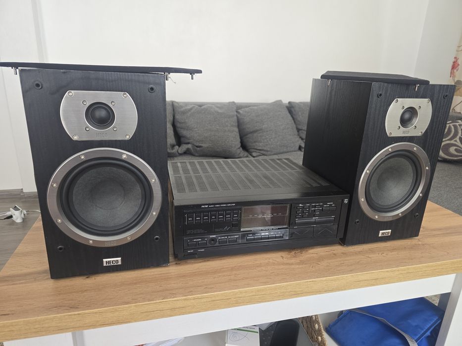 Boxe Heco Victa 302 si amplificator Philips fa 787