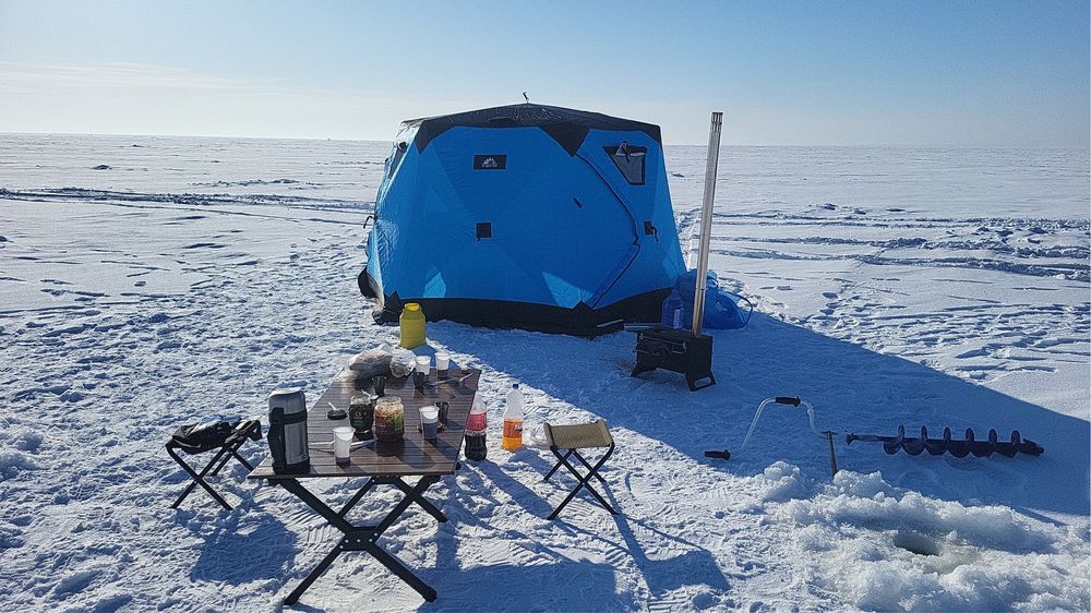 Палатка бур эхолот электробур ледобур печь напрока в аренду на прокат