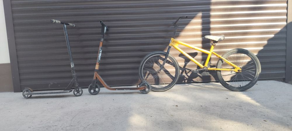 Велосипед и самокаты