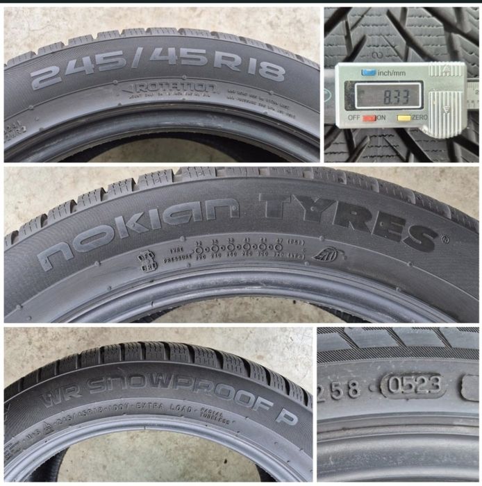 O bucată 245/45 R18 M+S iarnă - una Goodyear Michelin Nokian Nexen