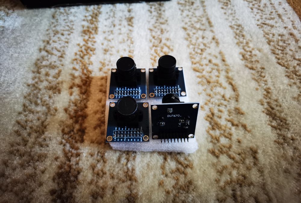 Componente Arduino senzor protractor/camera OV7670/servo/ultrasonici