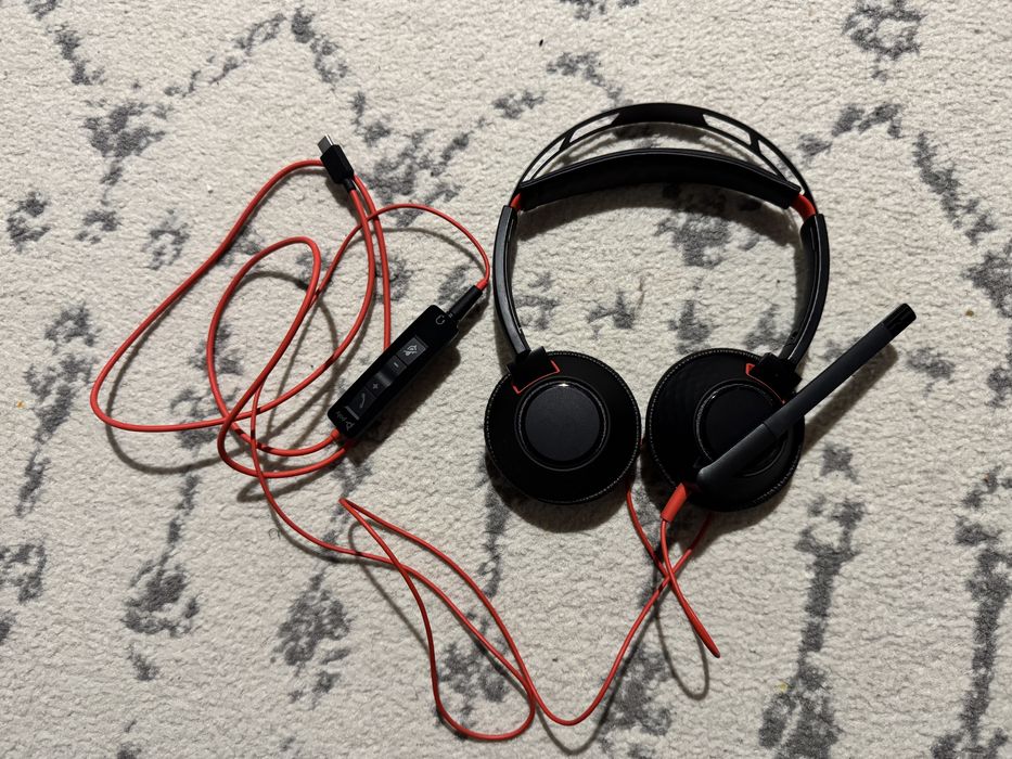 Casti PC Poly BW 5220 USB-C HS +3.5mmP +USB-C/A