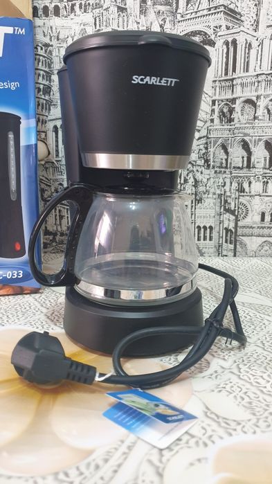 Продам кофеварку SCARLETT компактный дизайн