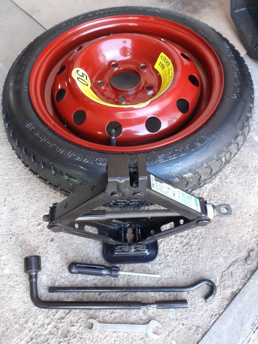 Roata rezerva SLIM cric HYUNDAI i30,i40,Ioniq,Elantra,KIA Ceed,Optima,Carens